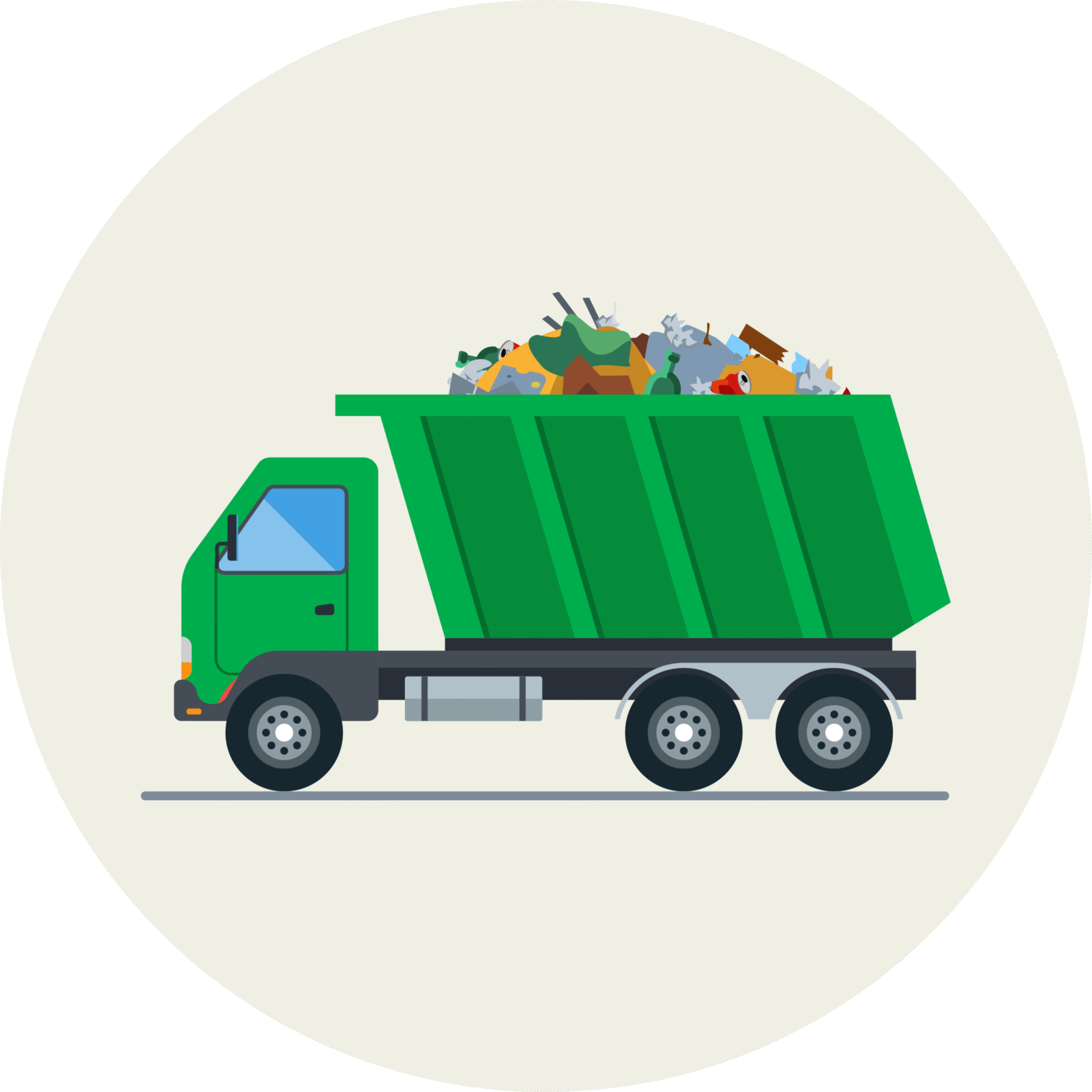 waste van icon