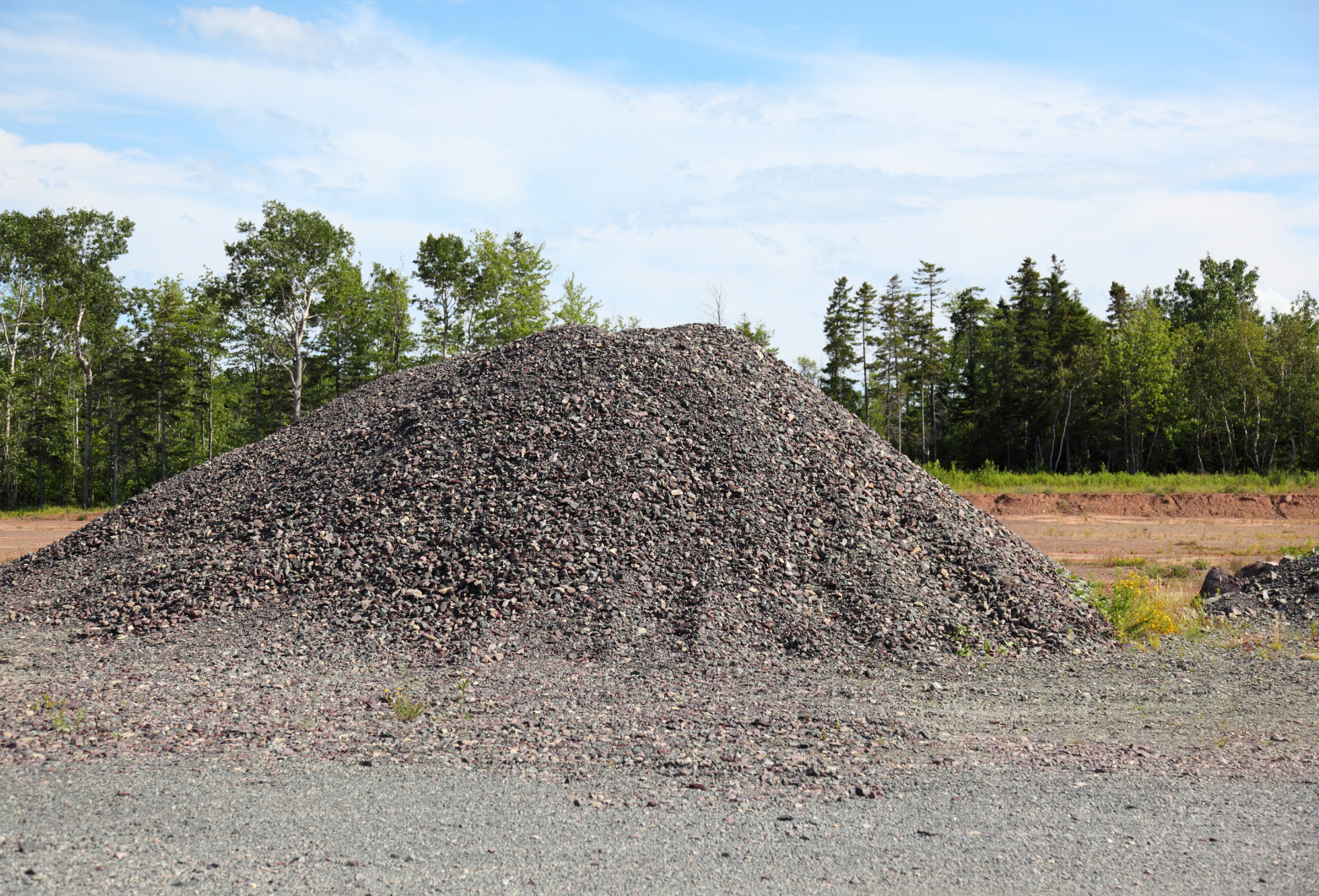 aggregate pile